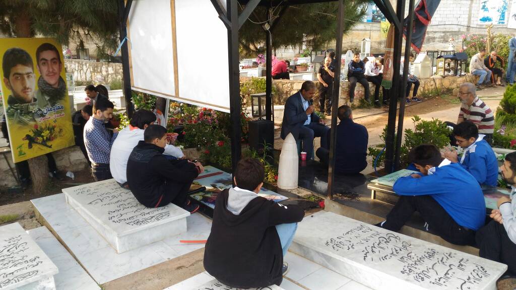برگزاری مراسم دعای ندبه در گلزار شهدای نبطیه لبنان