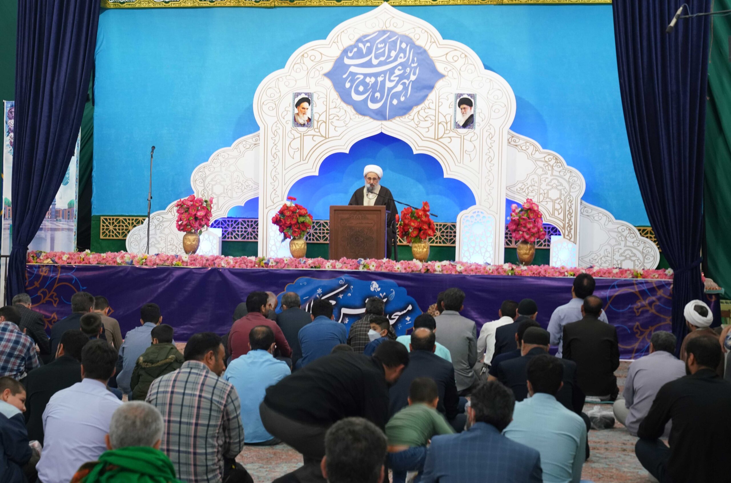 مراسم گرامیداشت هفدهم رمضان با حضور خادمان مسجد مقدس جمکران برگزار شد