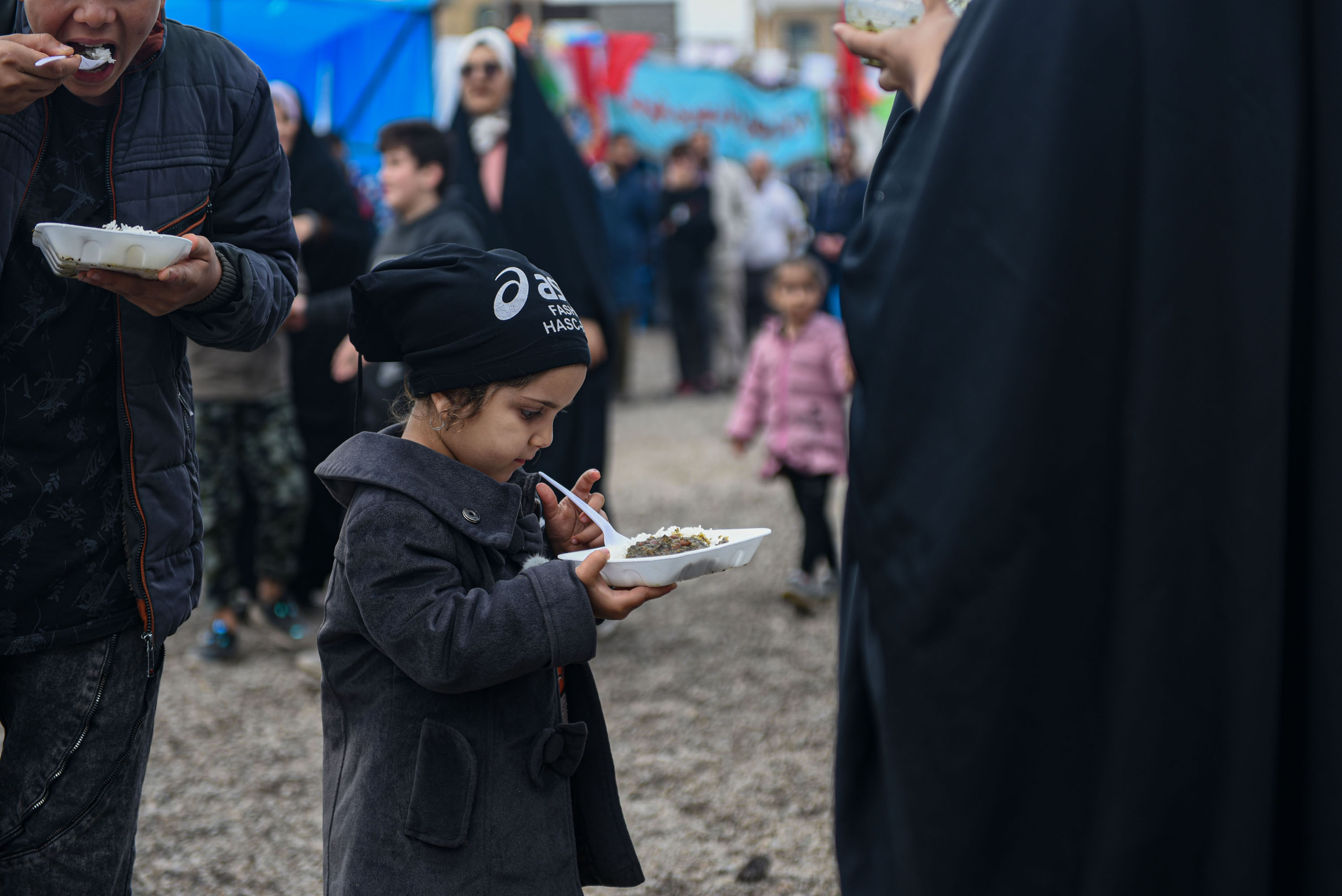 تصاویر پذیرایی از زائران جمکران